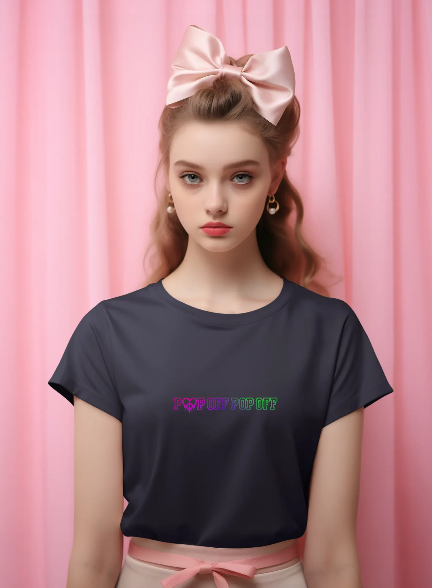 Kiiikiii Pop Off Pop Off T-Shirt - Blue