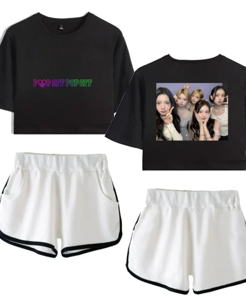 Kiiikiii Pop Off Pop Off Tracksuit - Black-White