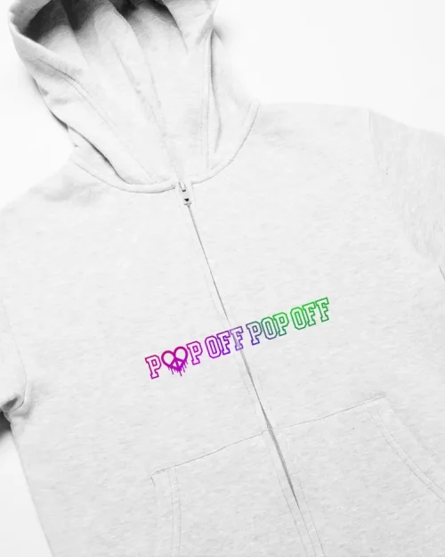 Kiiikiii Pop Off Pop Off Zip Hoodie