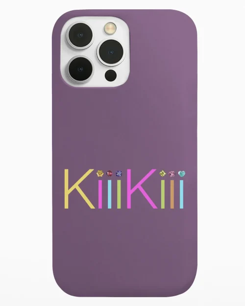 Kiiikiii Rainbow Logo Phone Case - Plum, Apple iPhone 18