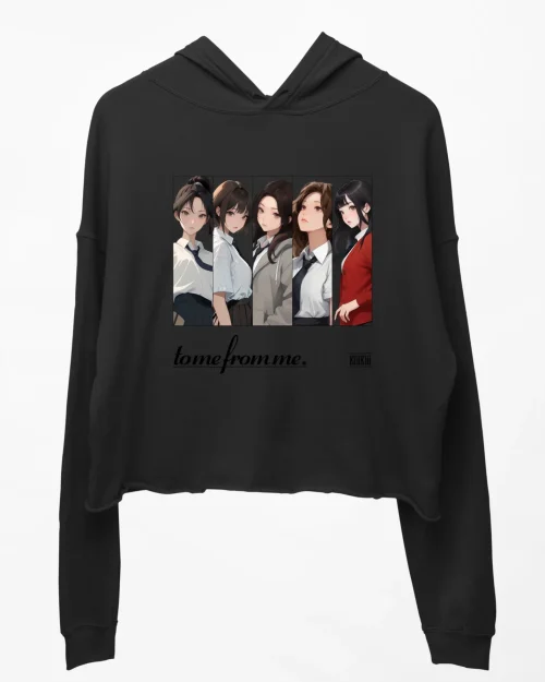 Kiiikiii To Me From Me Cropped Hoodie