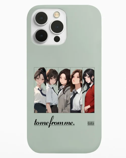 Kiiikiii To Me From Me Phone Case - Sage, Apple iPhone 18