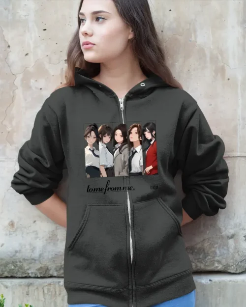 Kiiikiii To Me From Me Zip Hoodie