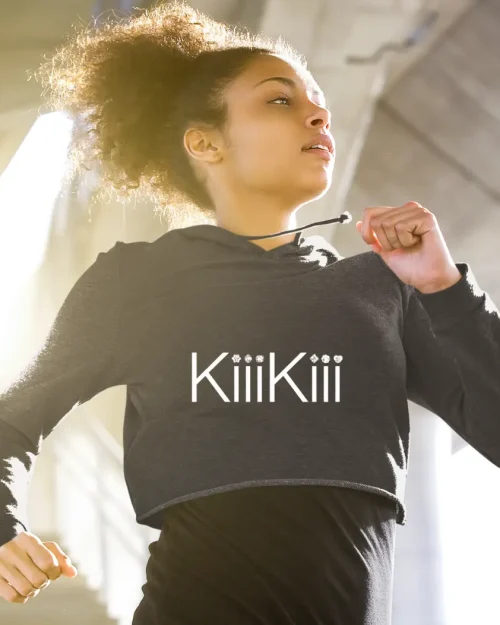 Kiiikiii Uncut Gem Cropped Hoodie