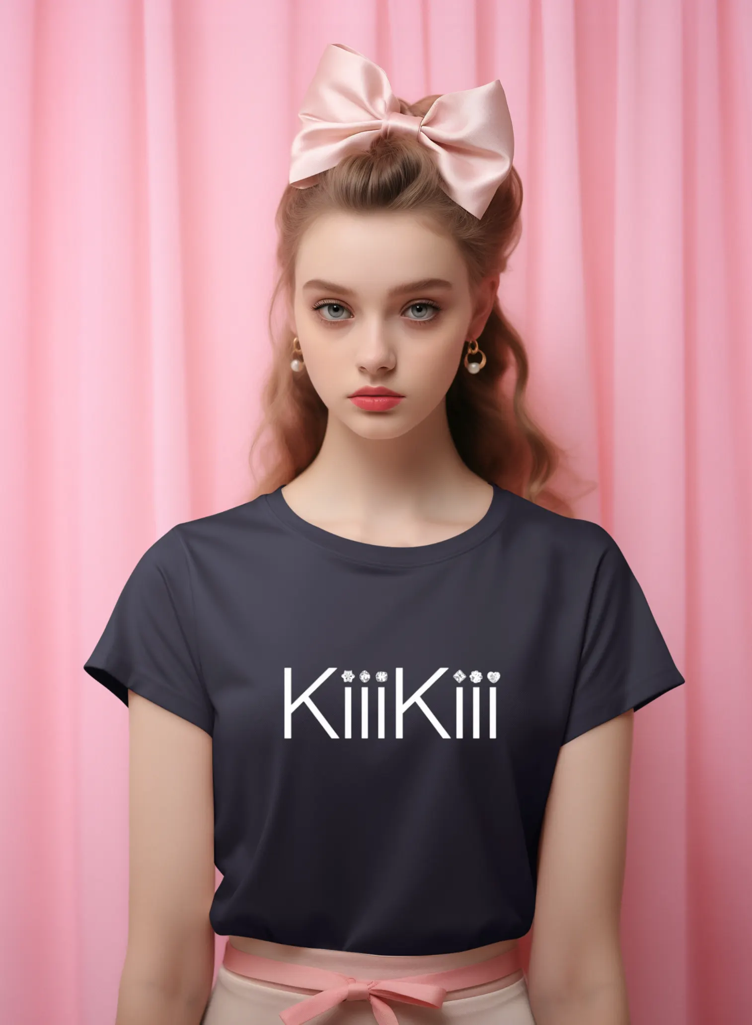 Kiiikiii Uncut Gem T-Shirt - Blue