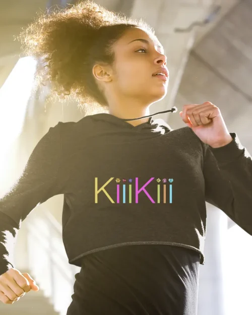 Kiiikiii Whykiiikiii Cropped Hoodie